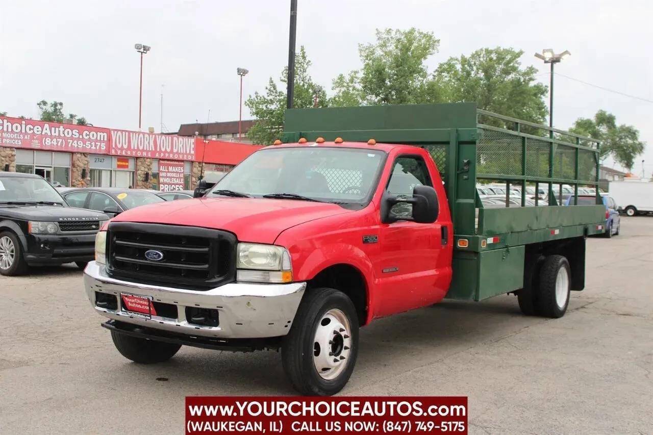 2002 Ford Super Duty F-550 Chassis Cab XLT — Chassis Cab Truck — 108,621 mi — Waukegan, IL