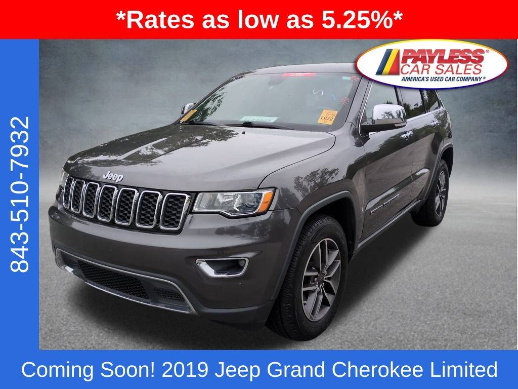 2019 Jeep Grand Cherokee Limited — SUV — 92,193 mi — North Charleston, SC
