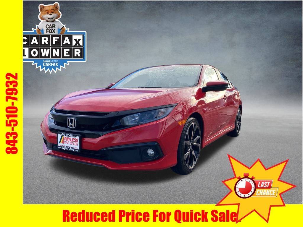 2021 Honda Civic Sport — Sedan — 60,681 mi — North Charleston, SC