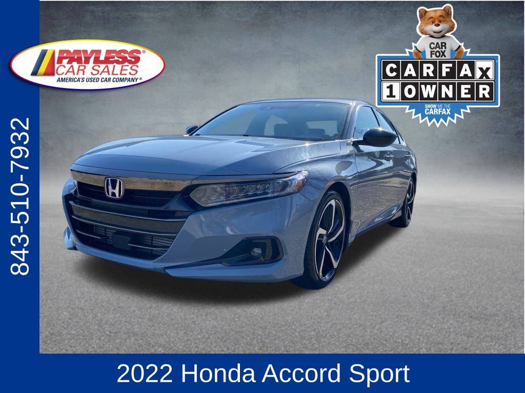 2022 Honda Accord Sport — Sedan — 59,486 mi — North Charleston, SC