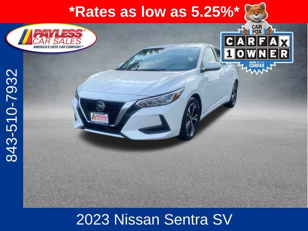 2023 Nissan Sentra SV — Sedan — 68,635 mi — North Charleston, SC