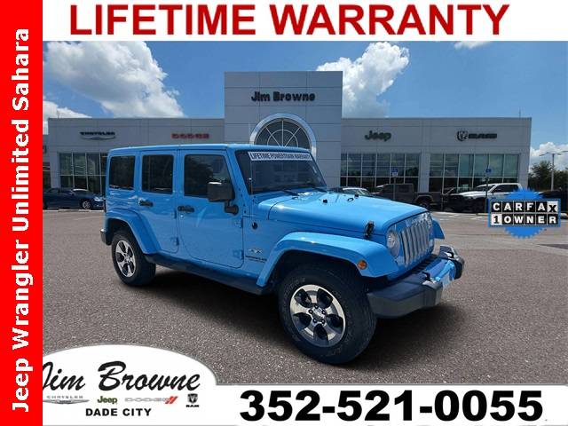 2017 Jeep Wrangler Sahara — SUV — 71,646 mi — Dade City, FL
