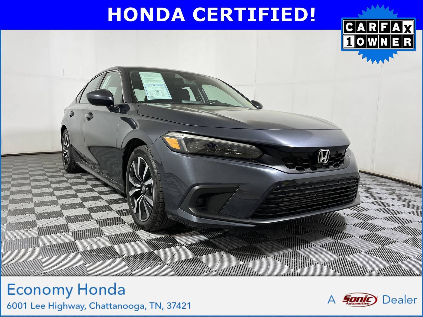 2022 Honda Civic EX-L — Hatchback — 26,680 mi — Chattanooga, TN