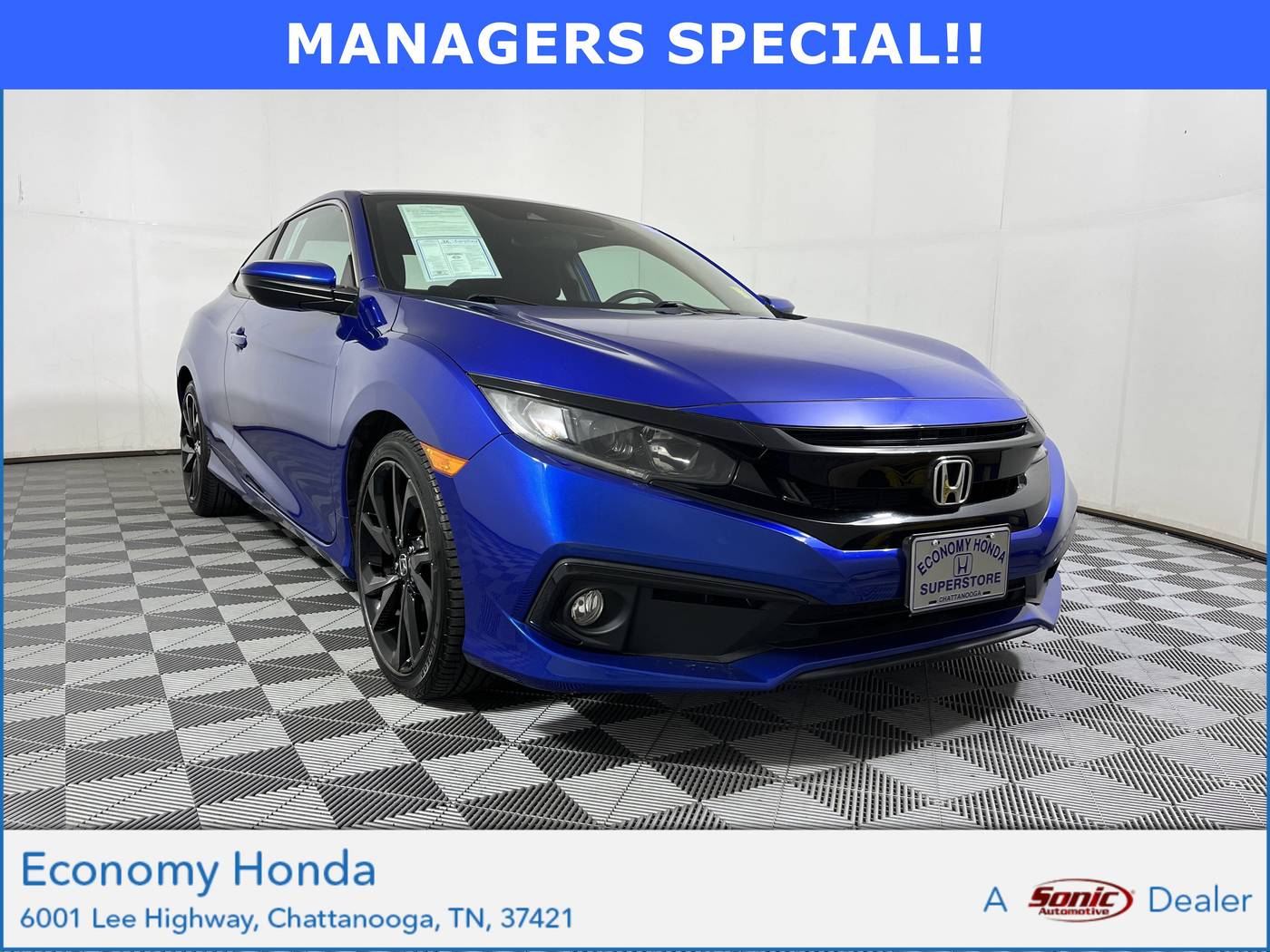 2020 Honda Civic Sport — Coupe — 43,800 mi — Chattanooga, TN