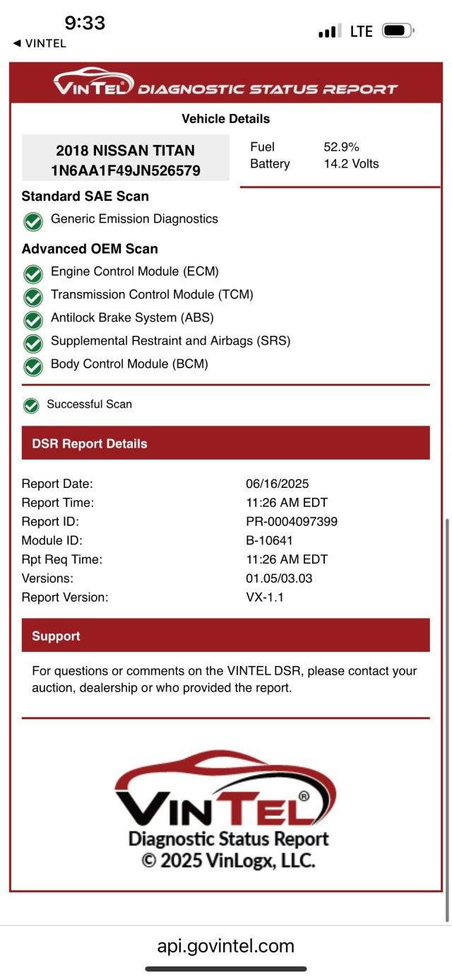 2018 Nissan Titan XD SV — Pickup Truck — 71,825 mi — El Paso, TX