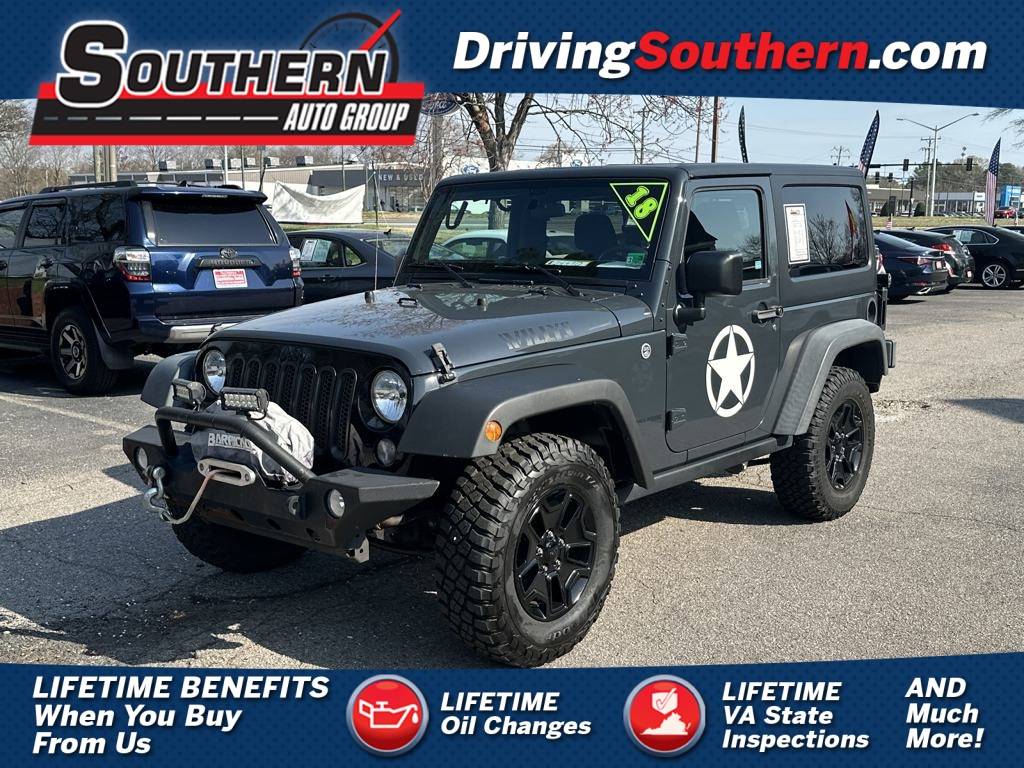2018 Jeep Wrangler Willys Wheeler — SUV — 43,271 mi — Virginia Beach, VA