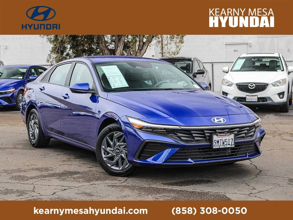 2024 Hyundai Elantra Hybrid Blue — Sedan — 9,248 mi — San Diego, CA