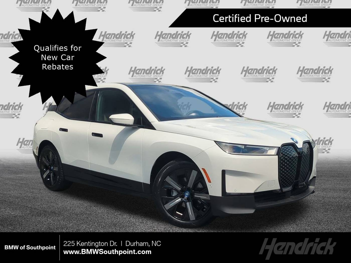 2025 BMW iX xDrive50 — SUV — 6,037 mi — Durham, NC