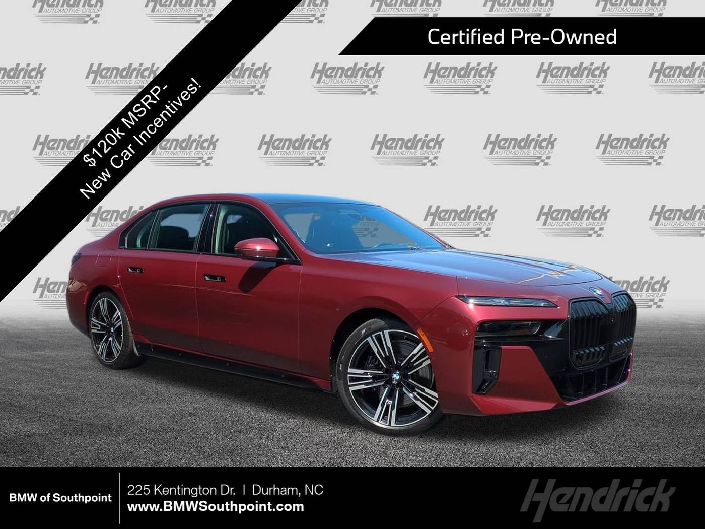 2024 BMW i7 eDrive50 — Sedan — 3,505 mi — Durham, NC