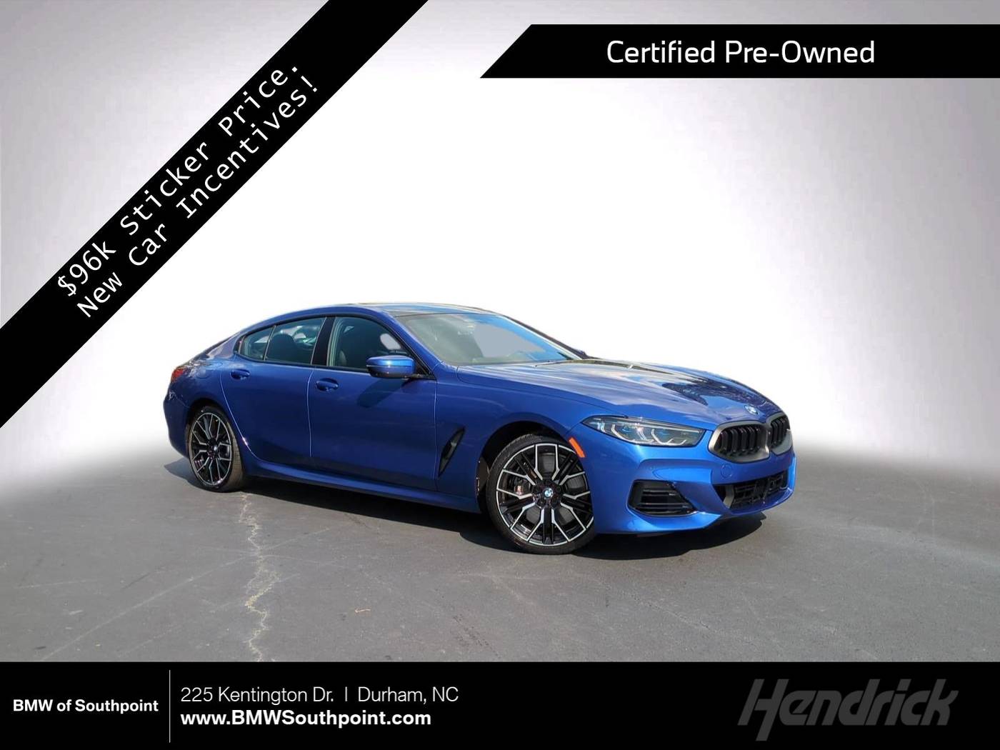 2025 BMW 8 Series 840i — Sedan — 5,897 mi — Durham, NC