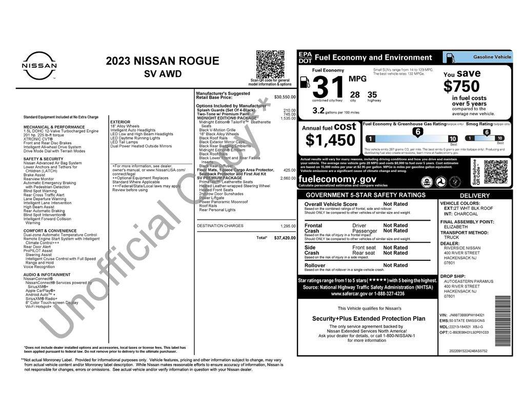 2023 Nissan Rogue SV — SUV — 44,346 mi — Chambersburg, PA
