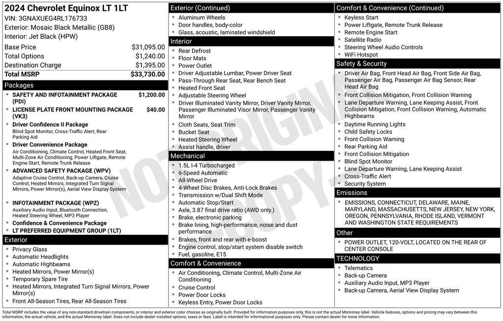 2024 Chevrolet Equinox LT — SUV — 23,057 mi — Chambersburg, PA
