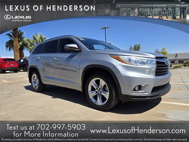 2016 Toyota Highlander Hybrid Limited Platinum — SUV — 130,011 mi — Henderson, NV
