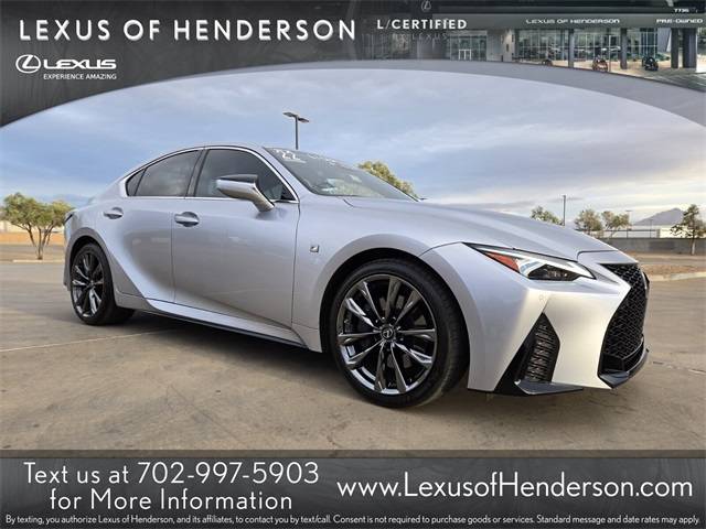 2022 Lexus IS IS 350 F SPORT — Sedan — 21,580 mi — Henderson, NV