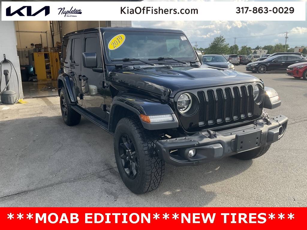2019 Jeep Wrangler Moab — SUV — 63,107 mi — Fisher, IN