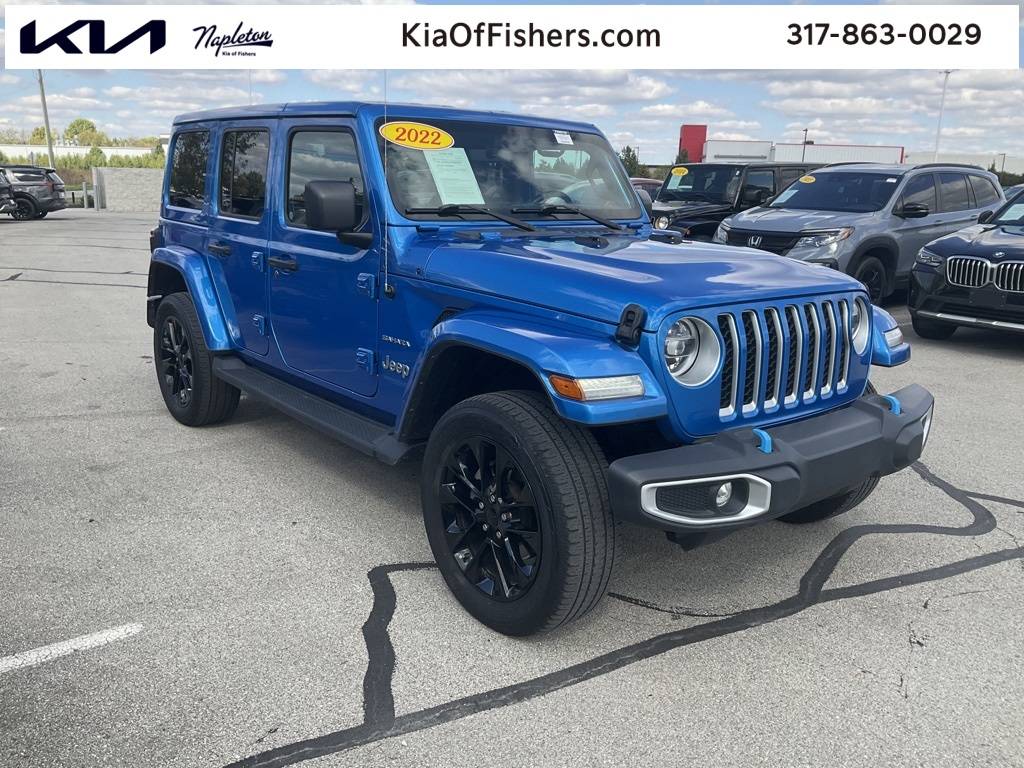 2022 Jeep Wrangler Sahara 4xe — SUV — 35,729 mi — Fisher, IN