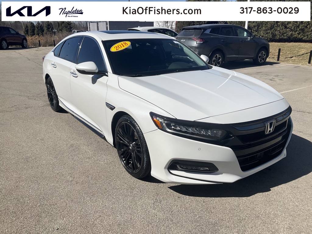 2018 Honda Accord Touring — Sedan — 76,243 mi — Fisher, IN