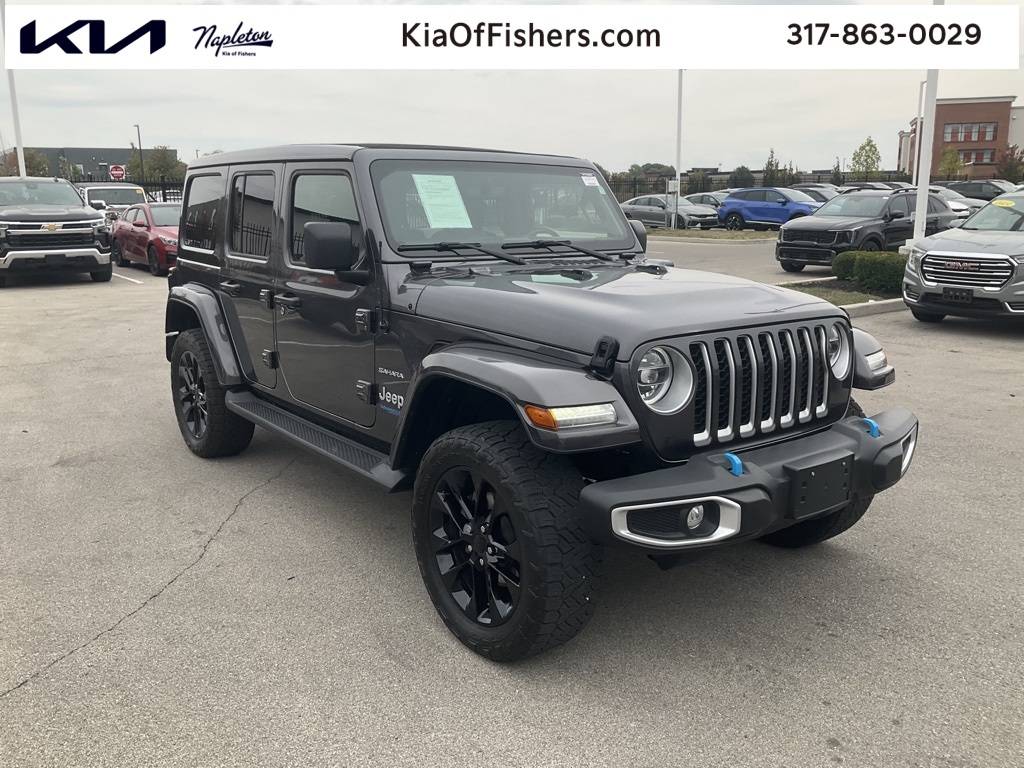 2022 Jeep Wrangler Sahara 4xe — SUV — 50,238 mi — Fisher, IN