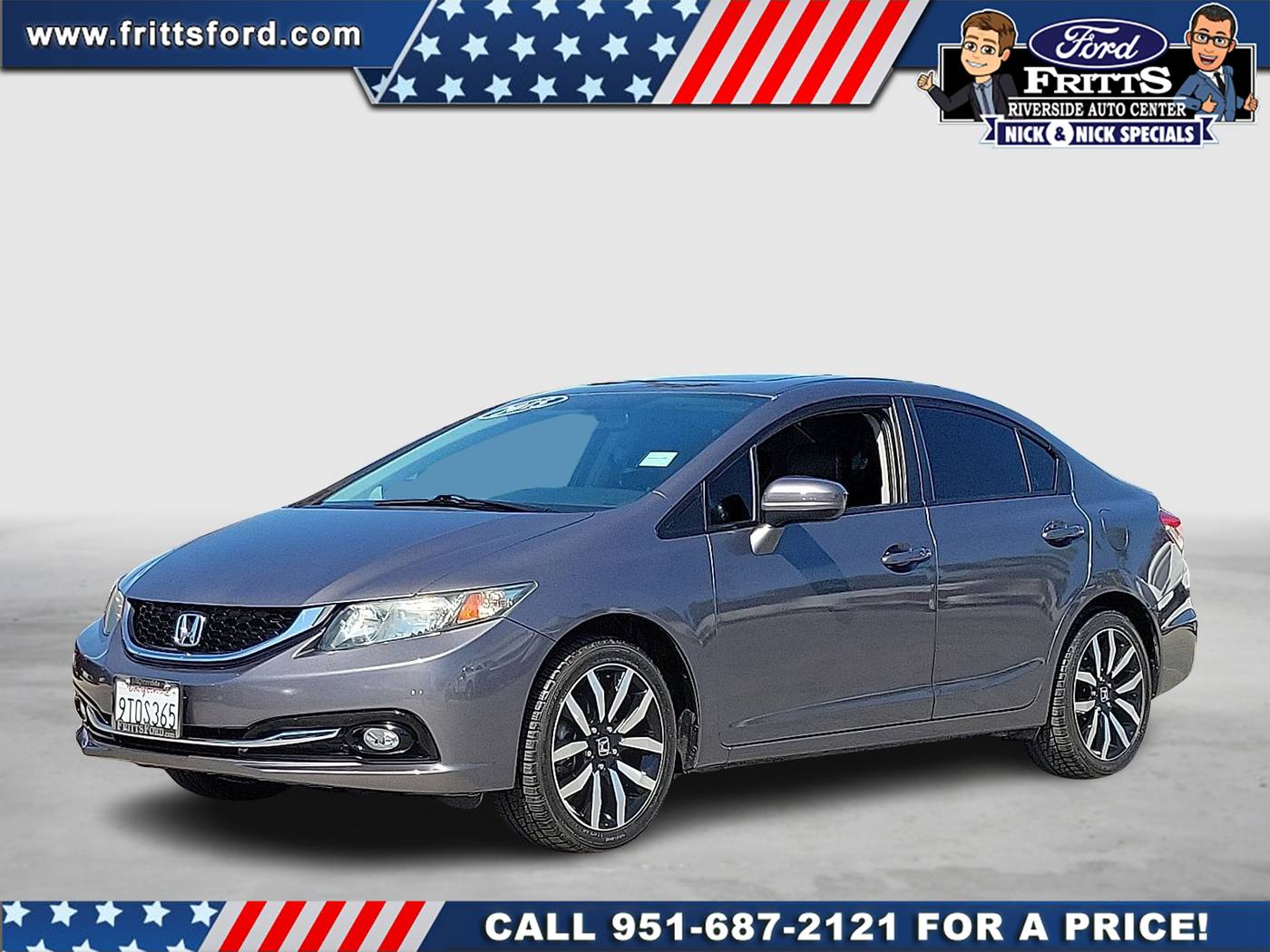 2015 Honda Civic EX-L — Sedan — 13,903 mi — Riverside, CA