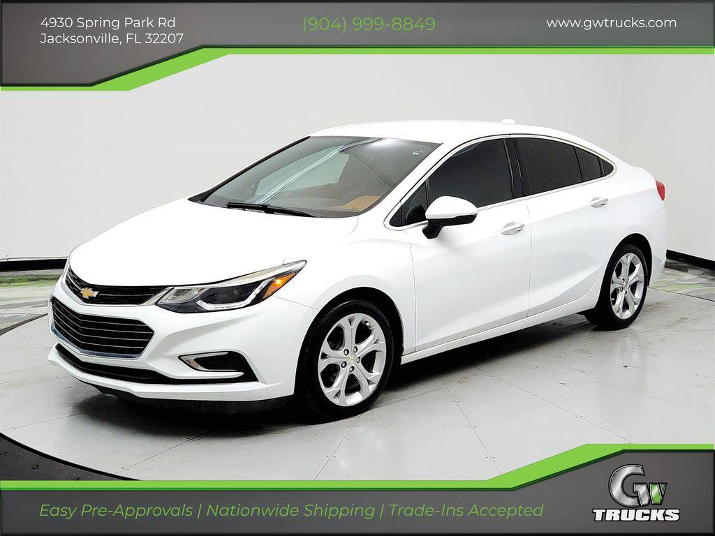 2017 Chevrolet Cruze Premier — Sedan — 54,524 mi — Jacksonville, FL