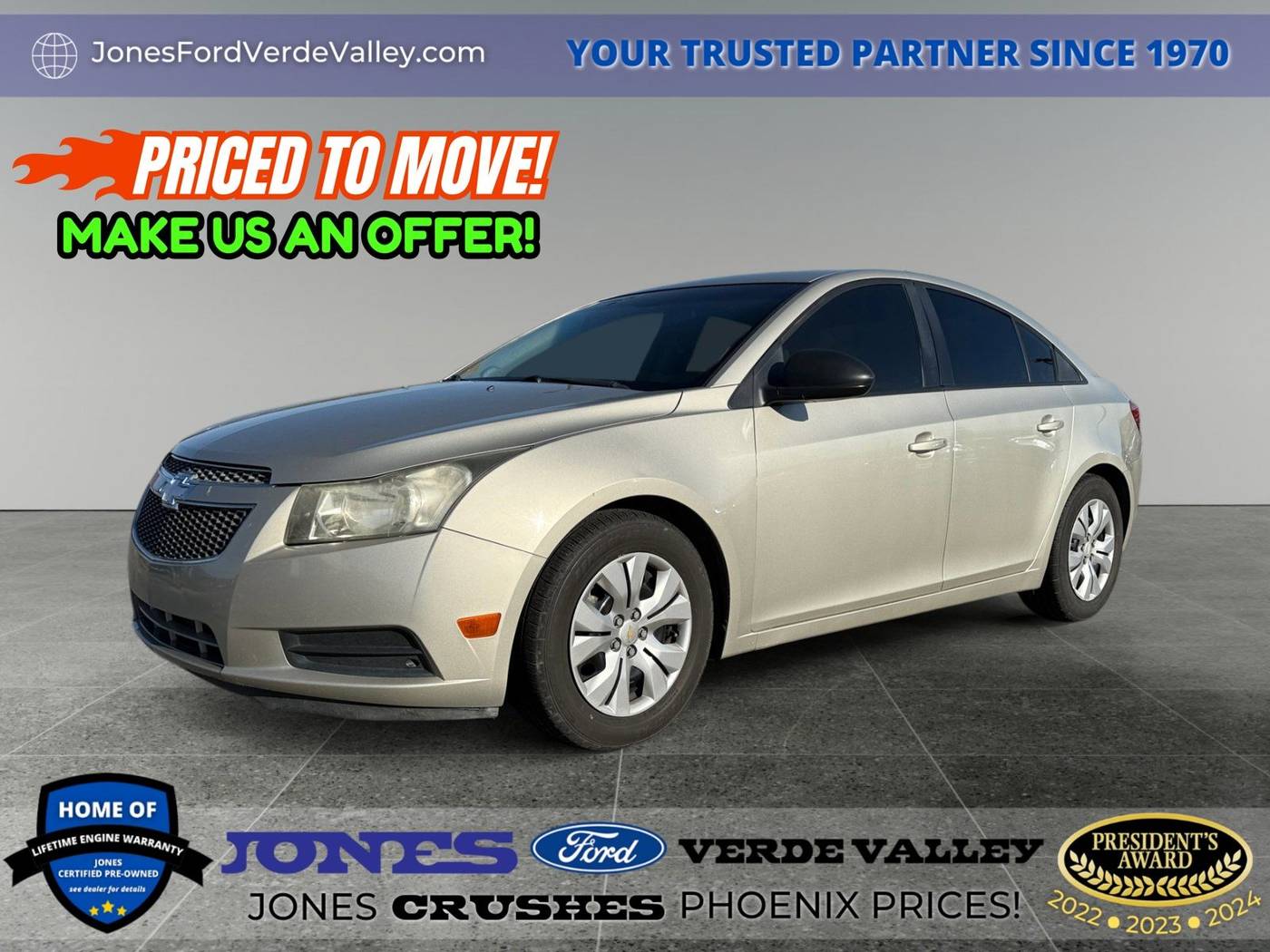 2013 Chevrolet Cruze LS — Sedan — 132,805 mi — Camp Verde, AZ