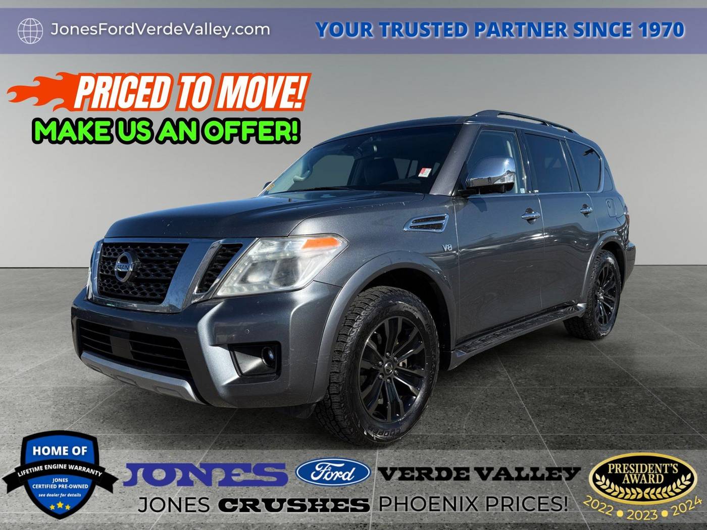 2017 Nissan Armada Platinum — SUV — 108,160 mi — Camp Verde, AZ