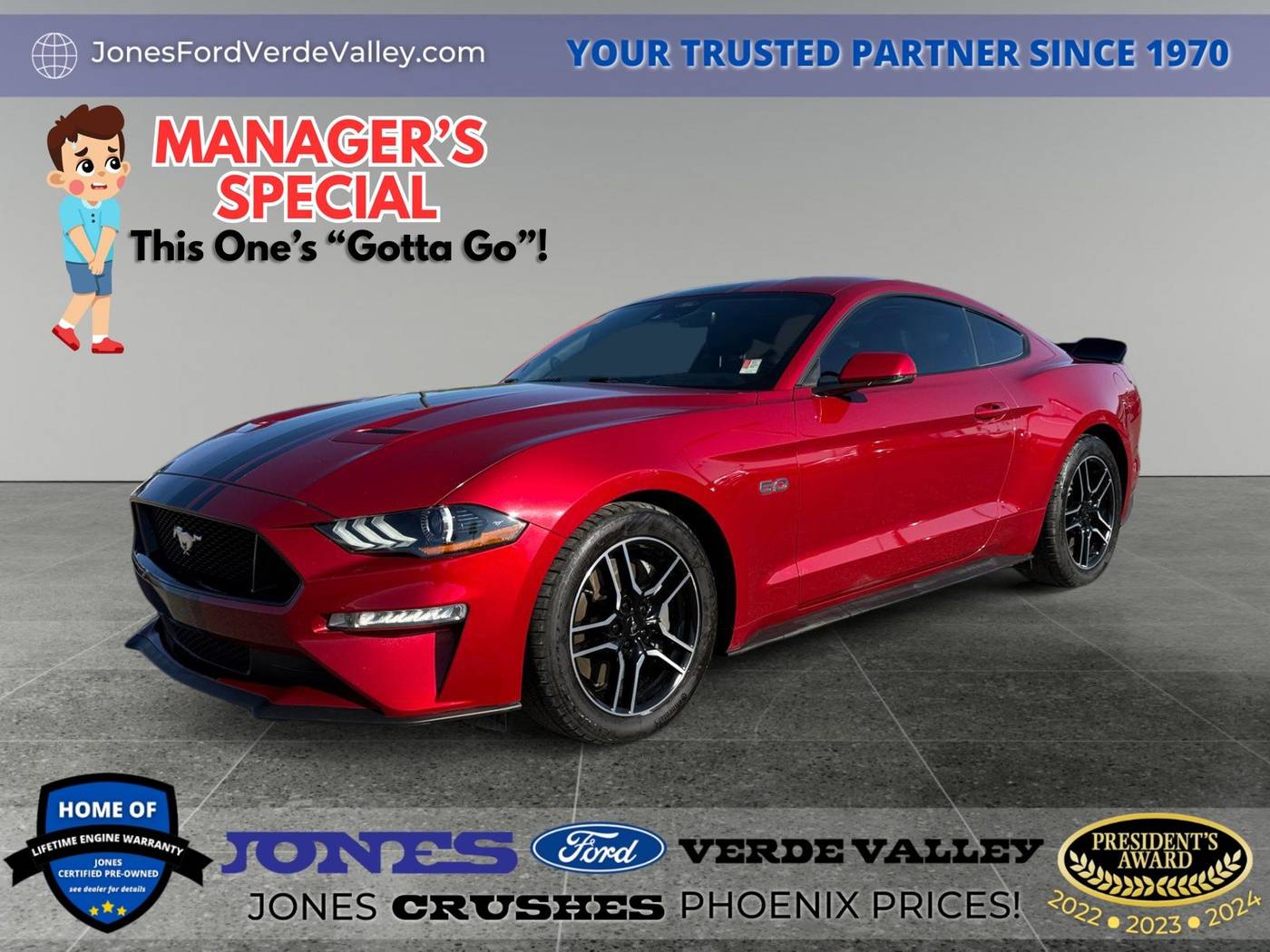 2021 Ford Mustang GT Premium — Coupe — 62,575 mi — Camp Verde, AZ