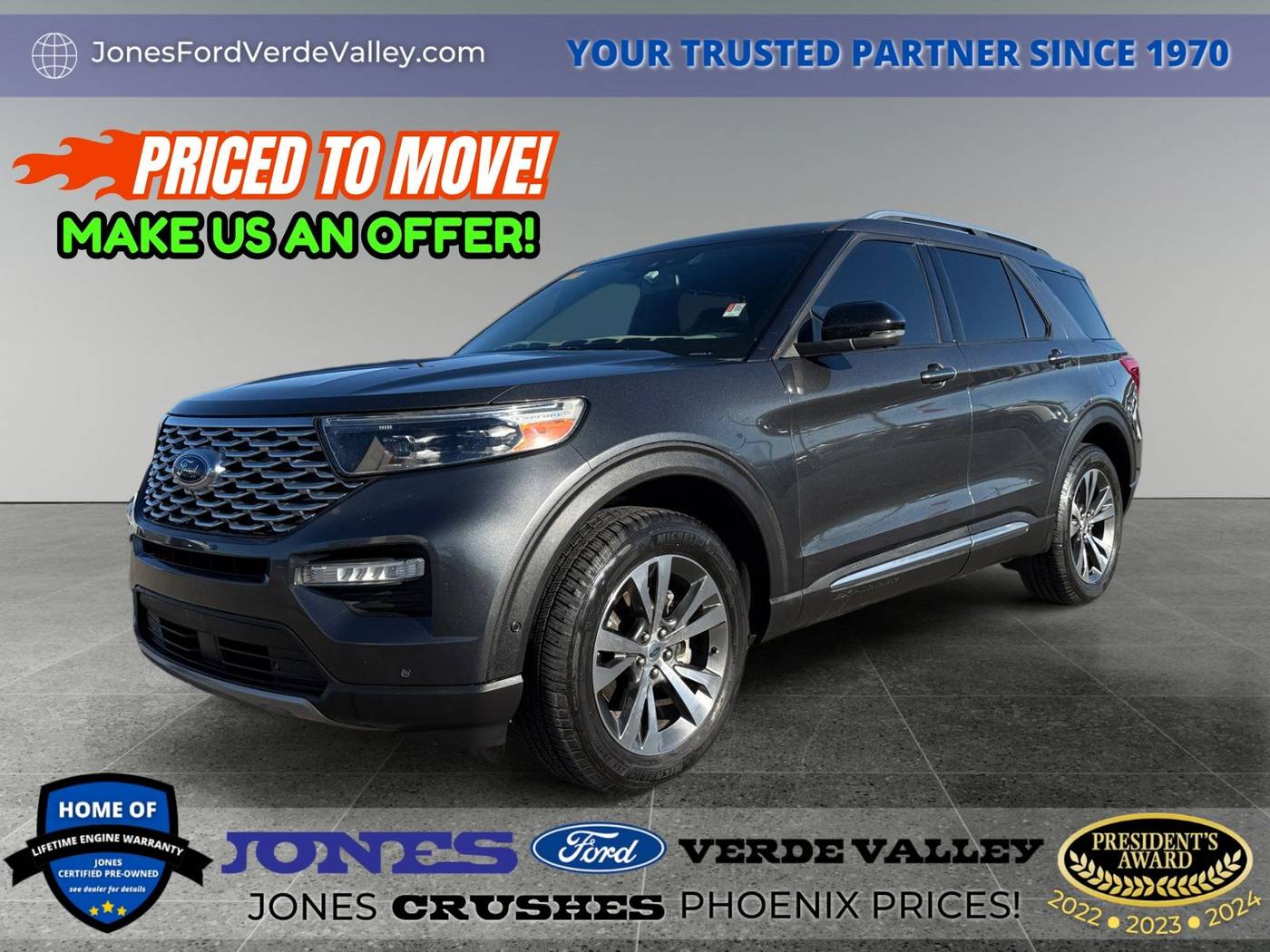 2020 Ford Explorer Platinum — SUV — 84,569 mi — Camp Verde, AZ