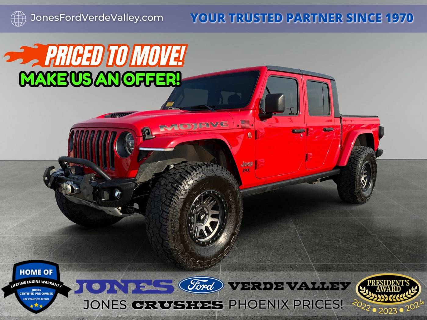 2020 Jeep Gladiator Mojave — Pickup Truck — 44,795 mi — Camp Verde, AZ