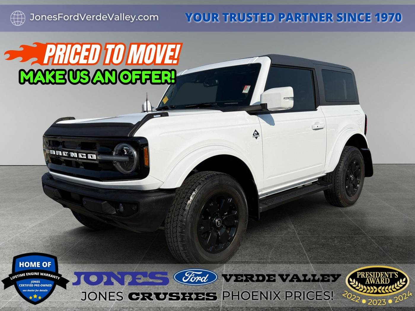 2022 Ford Bronco Outer Banks — SUV — 9,487 mi — Camp Verde, AZ