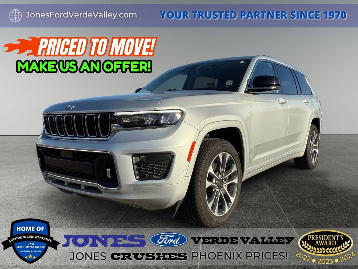 2021 Jeep Grand Cherokee Overland — SUV — 74,778 mi — Camp Verde, AZ