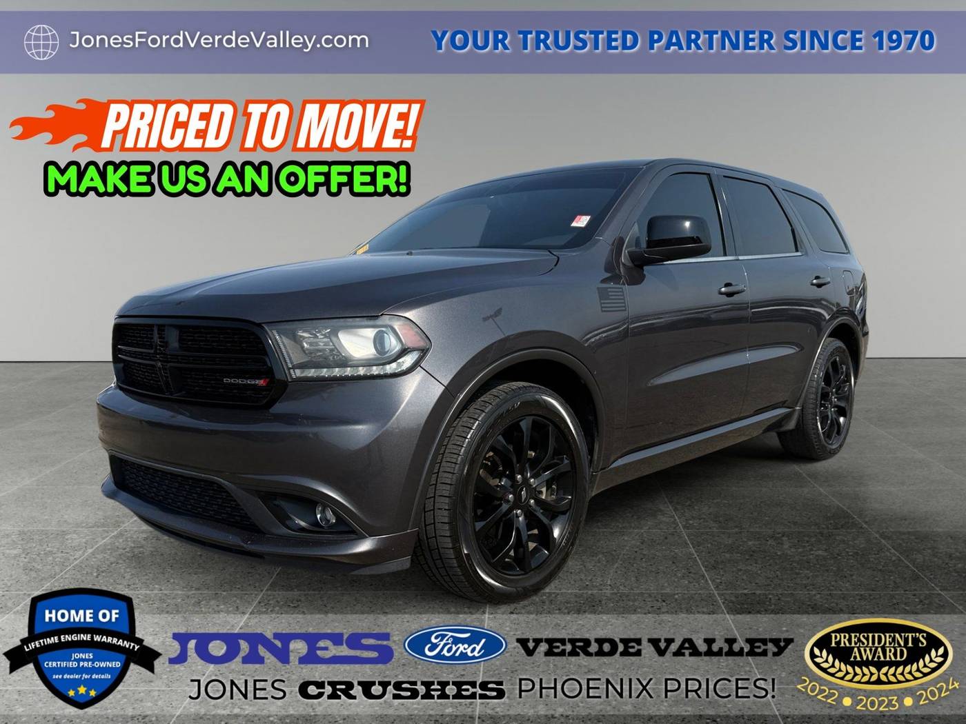 2019 Dodge Durango SXT Plus — SUV — 92,402 mi — Camp Verde, AZ