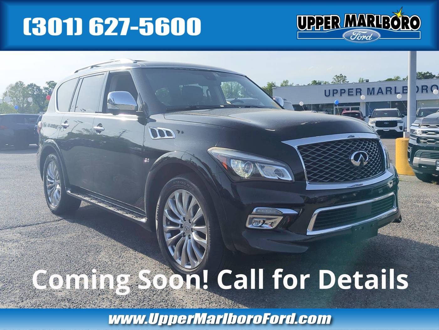 2016 INFINITI QX80 Standard — SUV — 140,203 mi — Upper Marlboro, MD