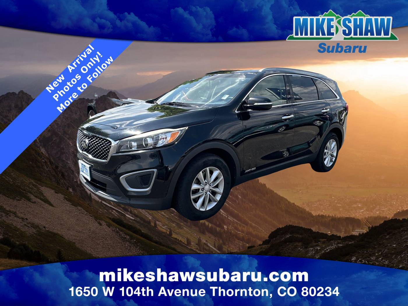 2016 Kia Sorento LX V6 — SUV — 129,123 mi — Denver, CO