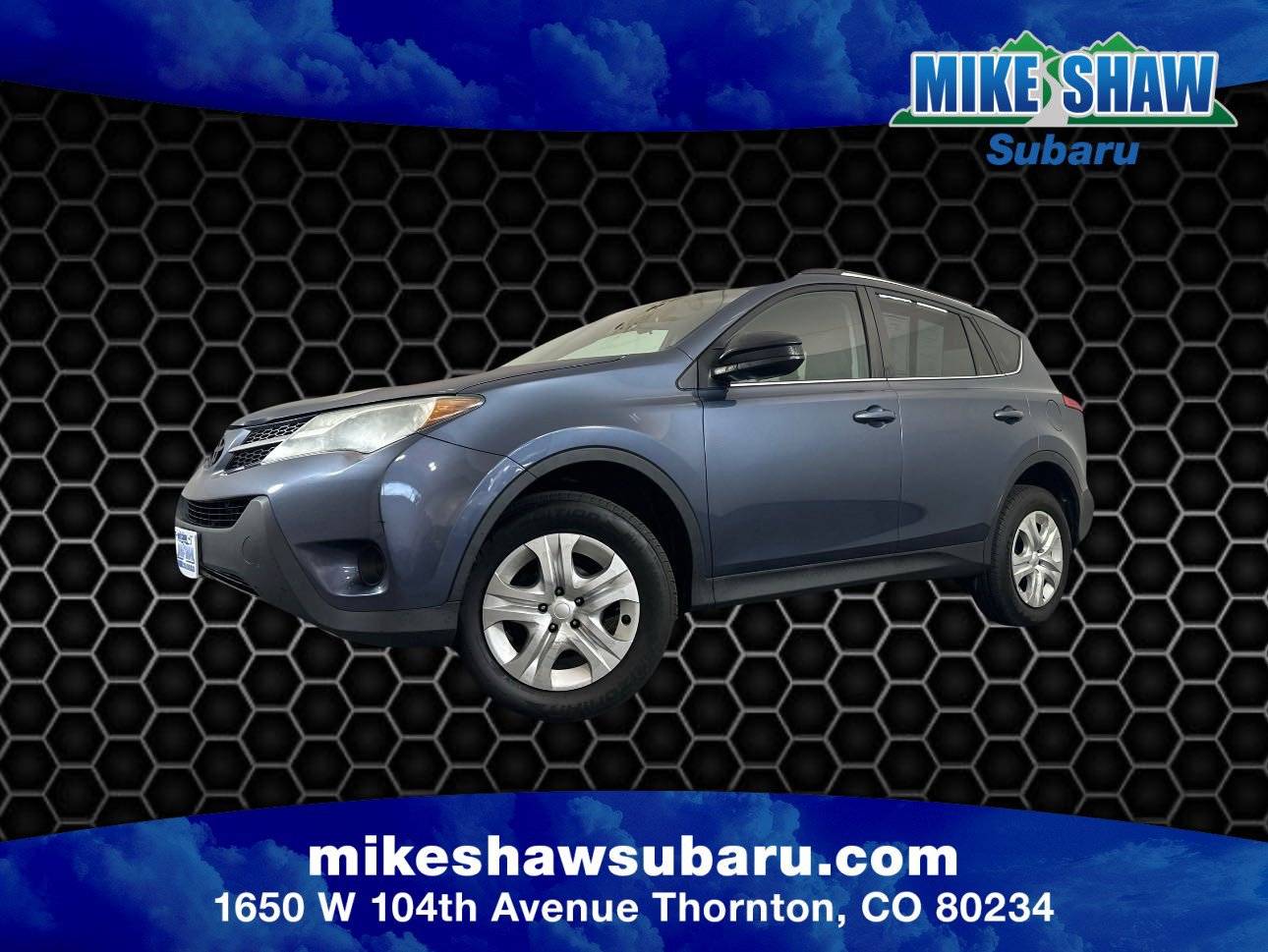 2013 Toyota RAV4 LE — SUV — 156,687 mi — Denver, CO