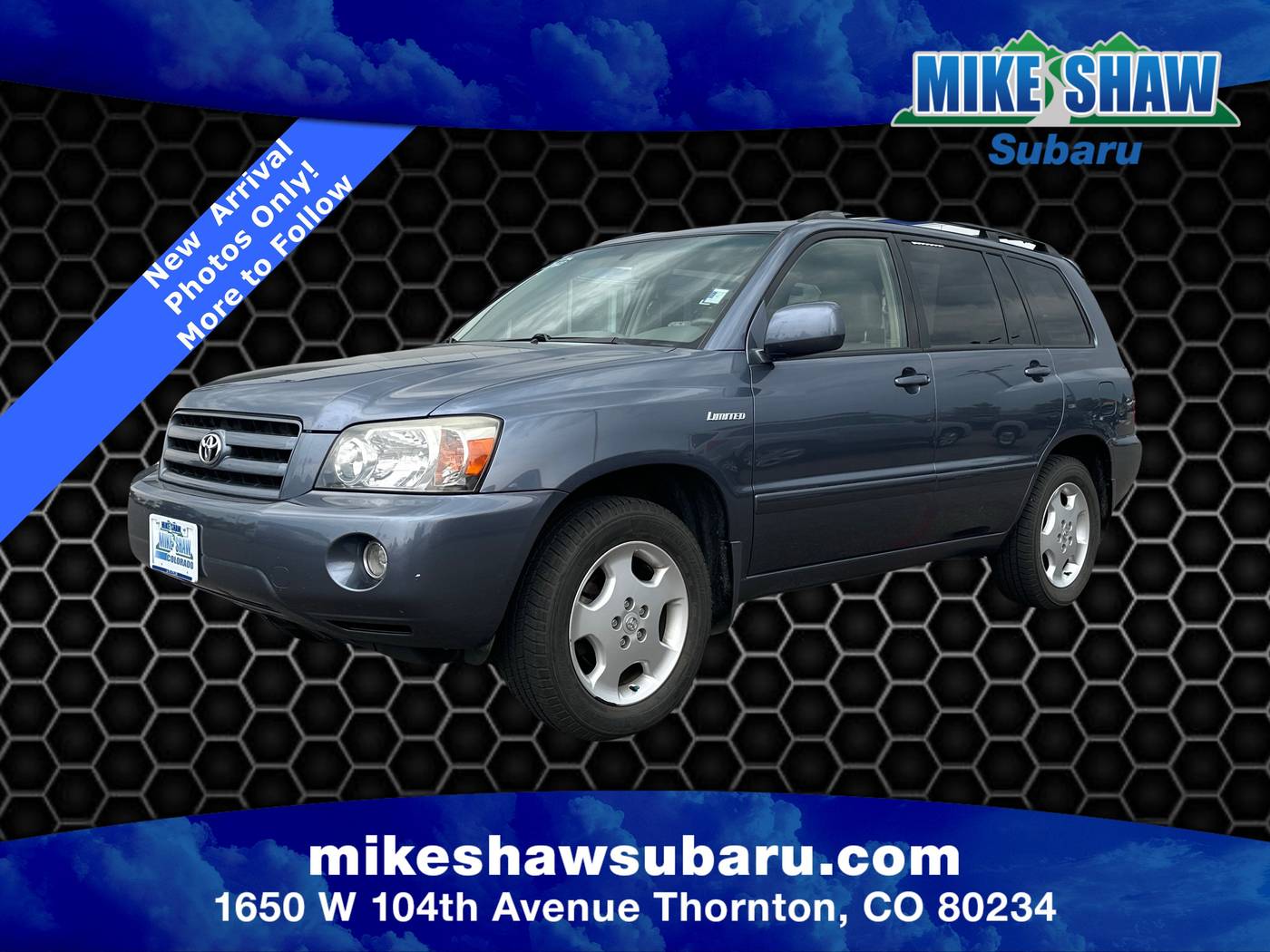 2005 Toyota Highlander Base V6 — SUV — 222,547 mi — Denver, CO