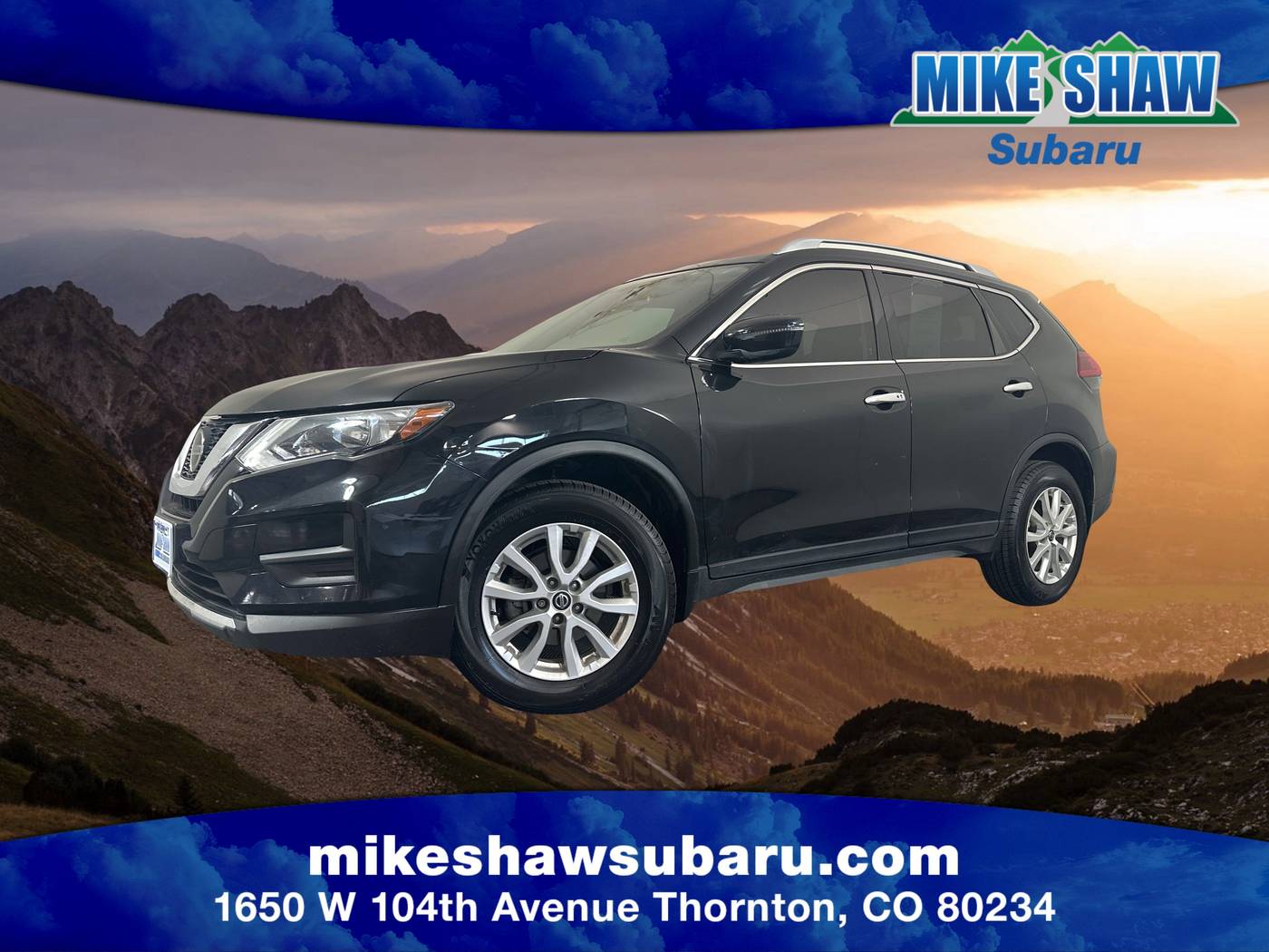 2018 Nissan Rogue SV — SUV — 84,793 mi — Denver, CO