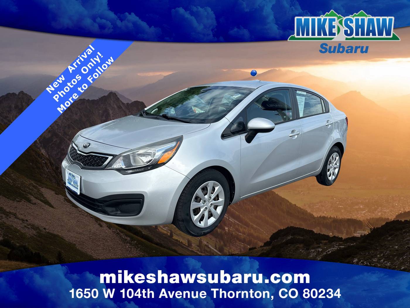 2014 Kia Rio EX — Sedan — 35,186 mi — Denver, CO