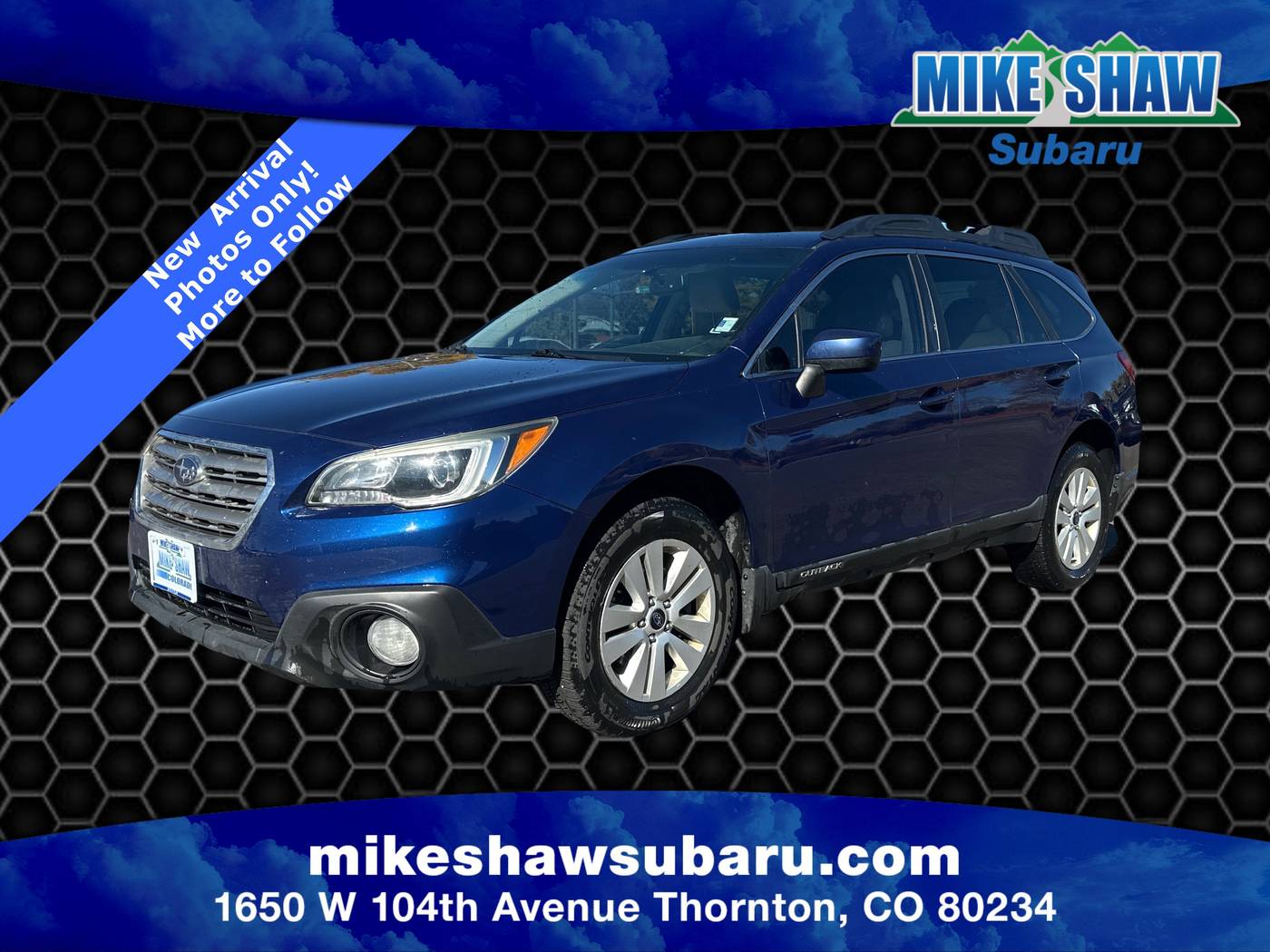 2016 Subaru Outback 2.5i Premium — SUV — 182,251 mi — Denver, CO