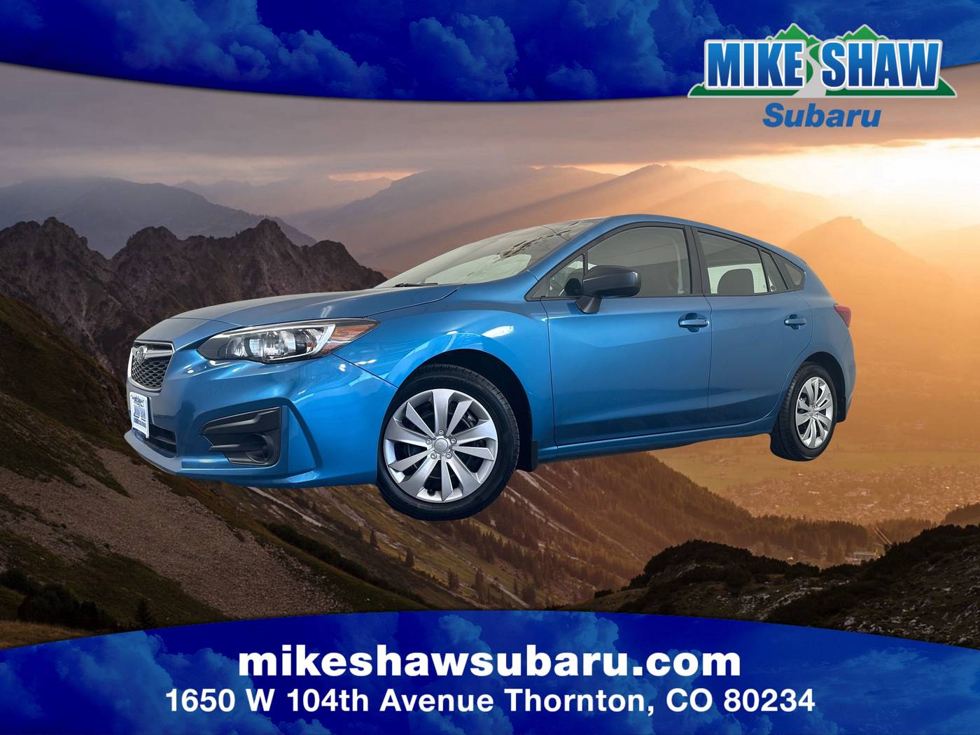 2019 Subaru Impreza 2.0i — Hatchback — 58,907 mi — Denver, CO