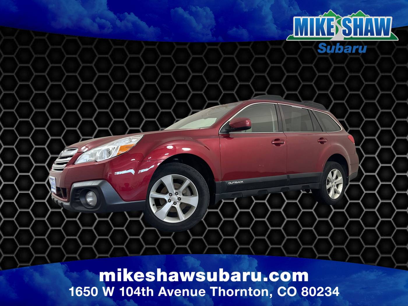 2014 Subaru Outback 2.5i Premium — SUV — 123,921 mi — Denver, CO