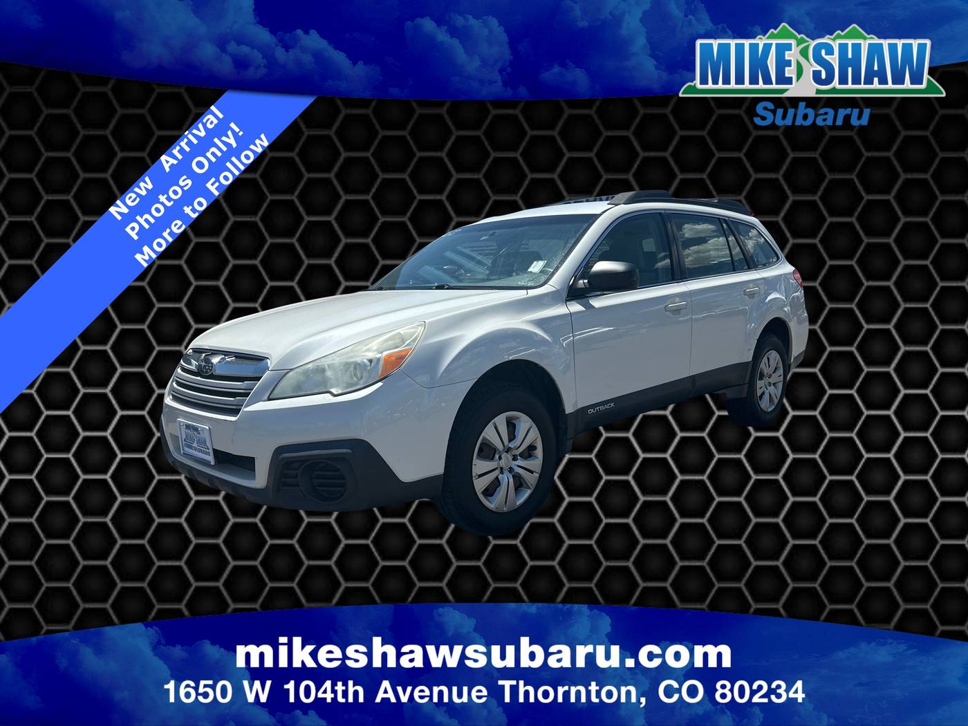 2013 Subaru Outback 2.5i — SUV — 161,884 mi — Denver, CO