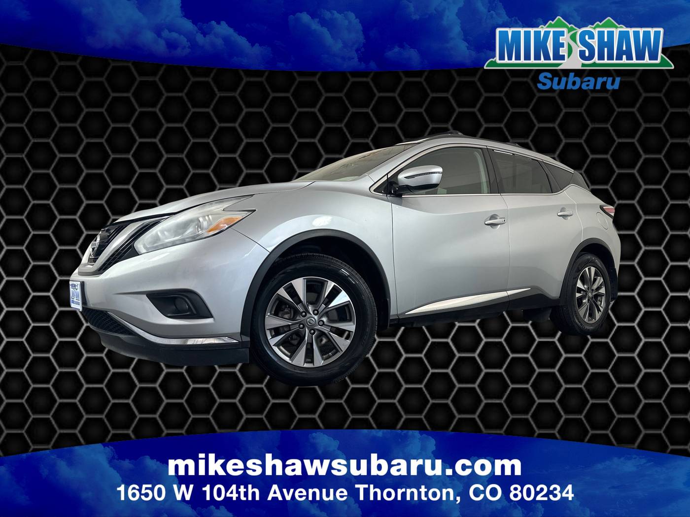2017 Nissan Murano SV — SUV — 104,025 mi — Denver, CO