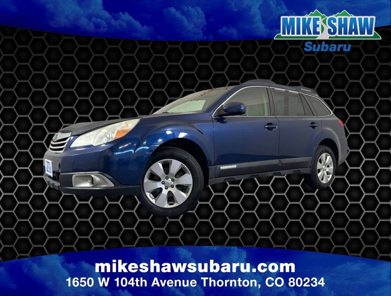 2010 Subaru Outback 2.5i Premium — SUV — 201,081 mi — Denver, CO