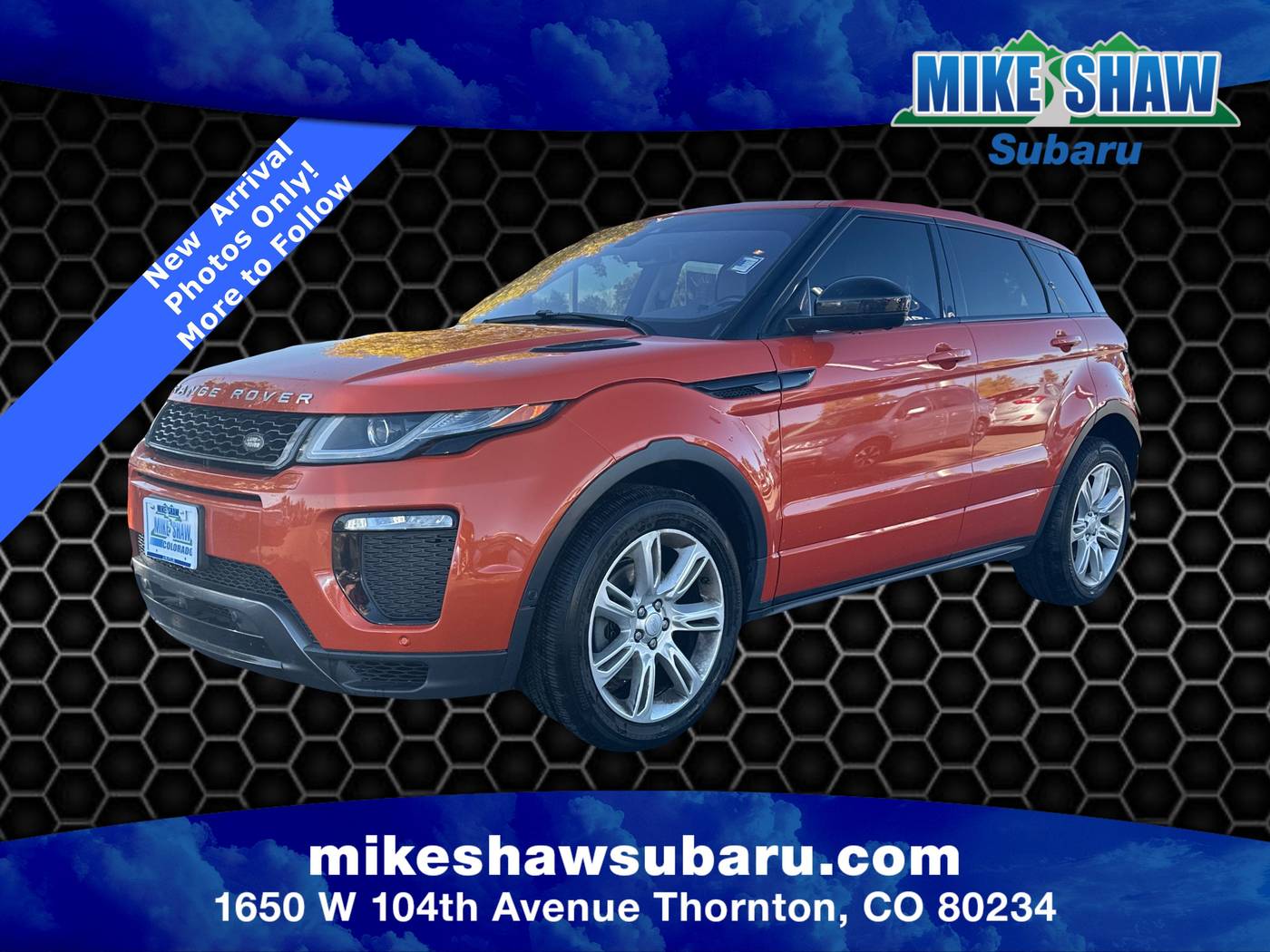 2016 Land Rover Range Rover Evoque HSE Dynamic — SUV — 59,013 mi — Denver, CO