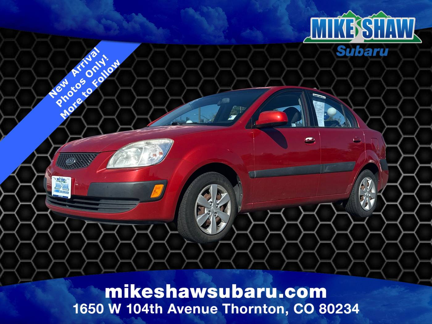 2008 Kia Rio LX — Sedan — 55,977 mi — Denver, CO