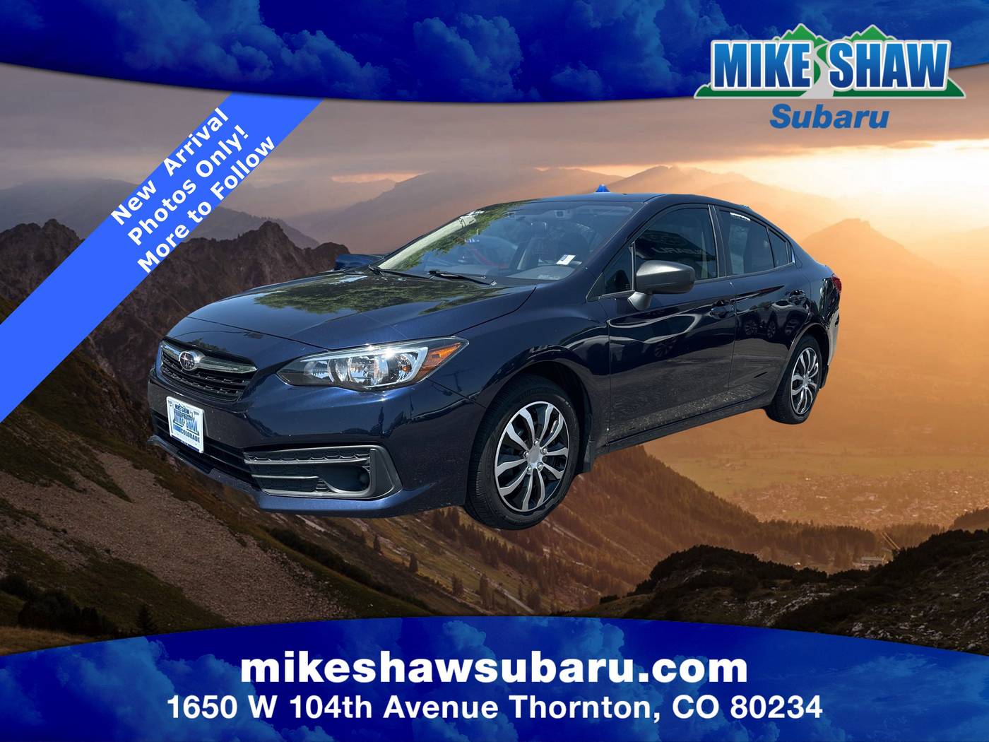 2020 Subaru Impreza 2.0i — Sedan — 57,161 mi — Denver, CO