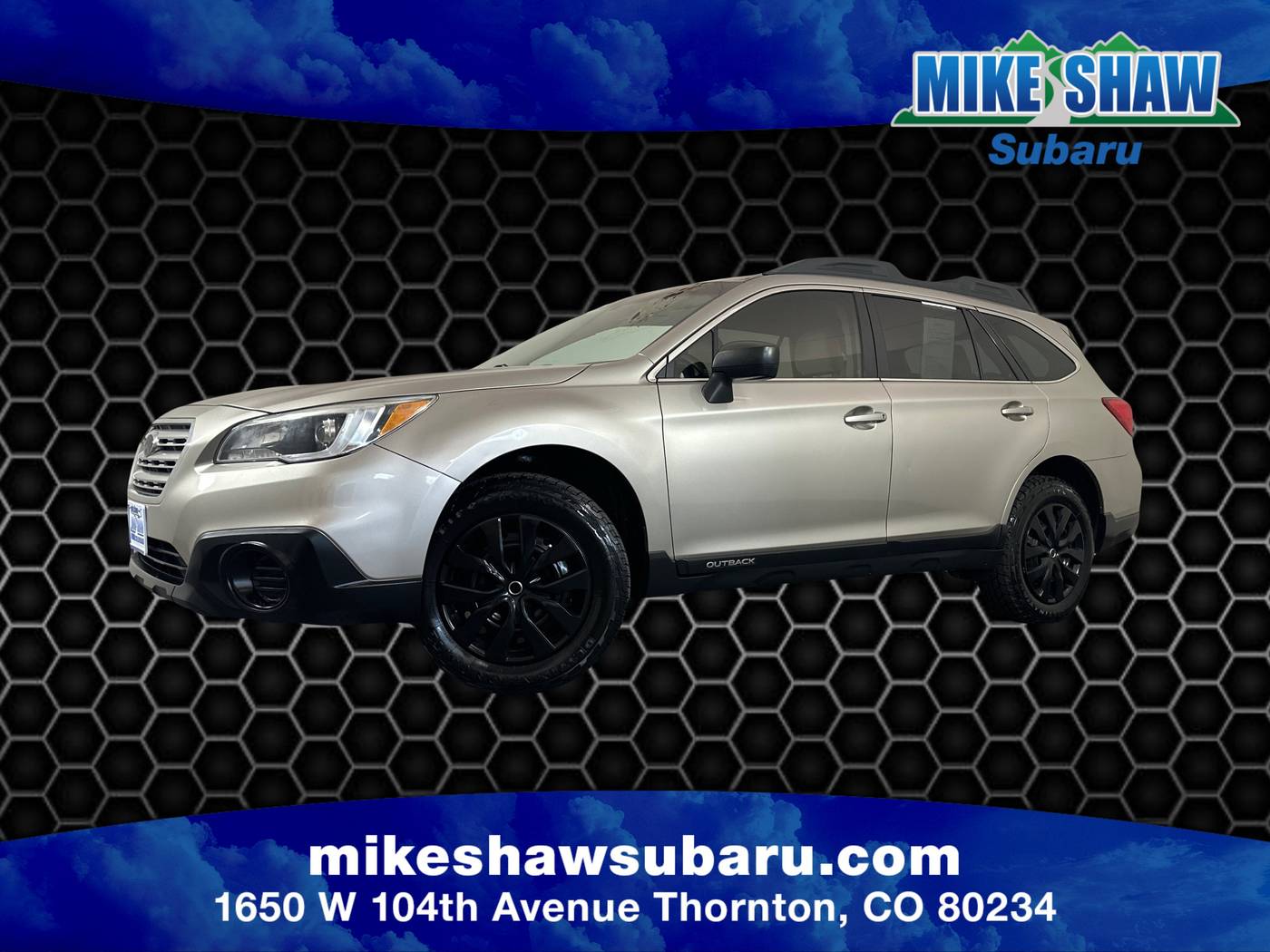 2015 Subaru Outback 2.5i — SUV — 184,838 mi — Denver, CO