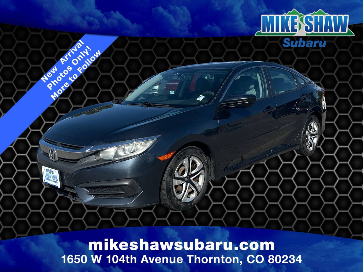 2016 Honda Civic LX — Sedan — 76,687 mi — Denver, CO