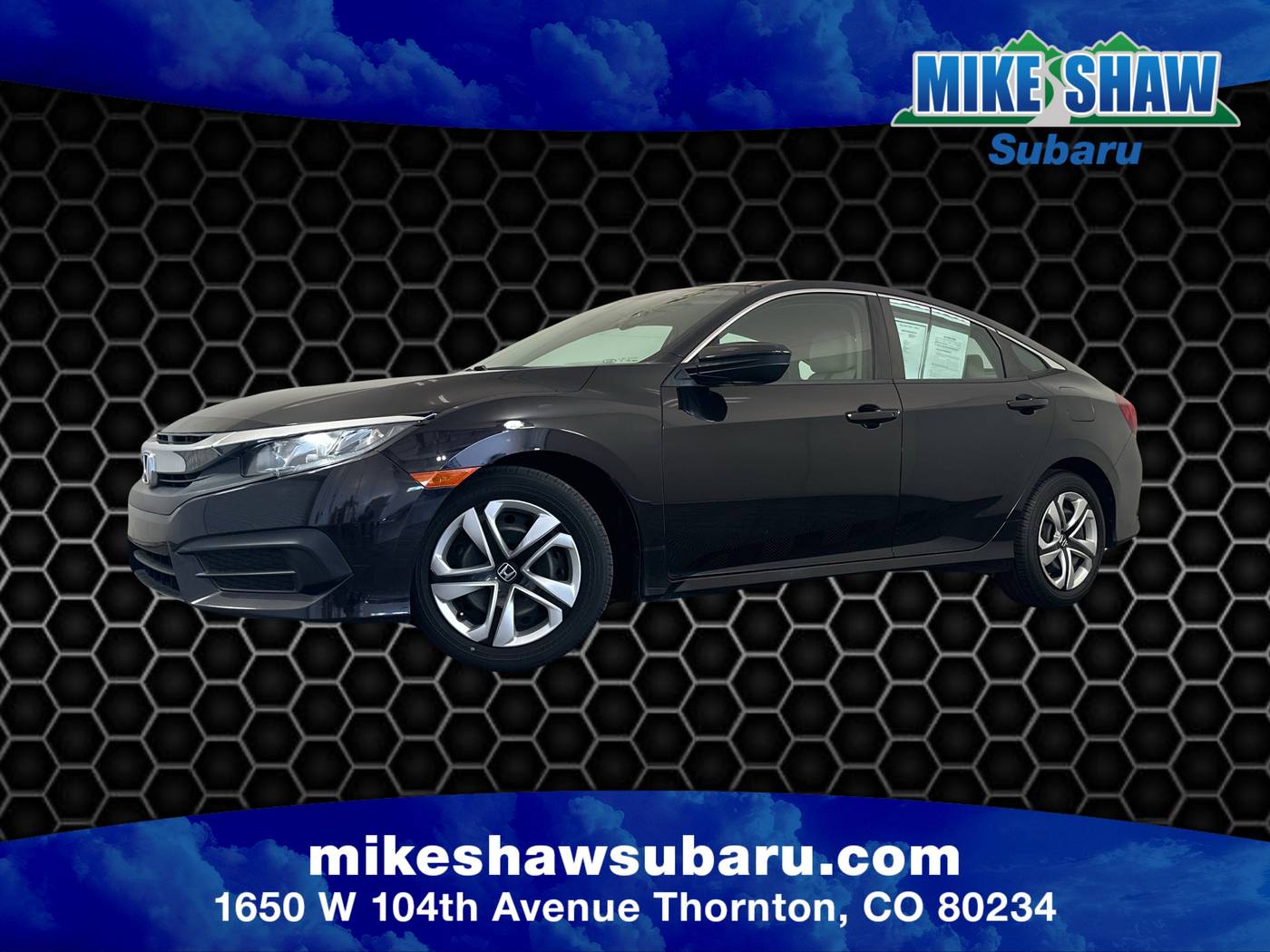 2018 Honda Civic LX — Sedan — 70,394 mi — Denver, CO